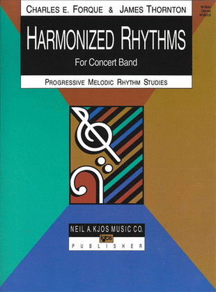Book cover for Harmonized Rhythms - Bb Bass Clarinet