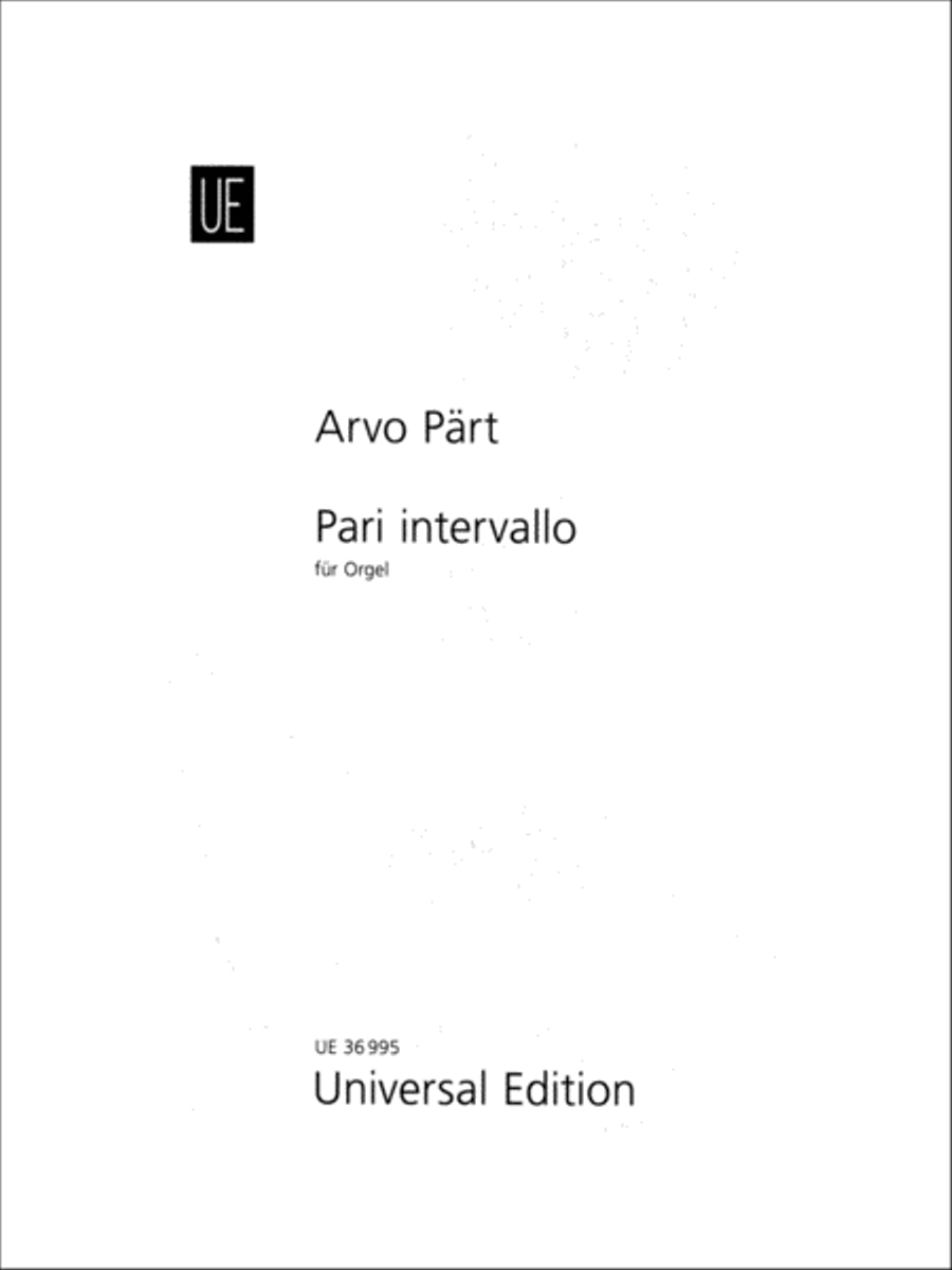 Pari Intervallo Chamber Music scores gallery preview page 1