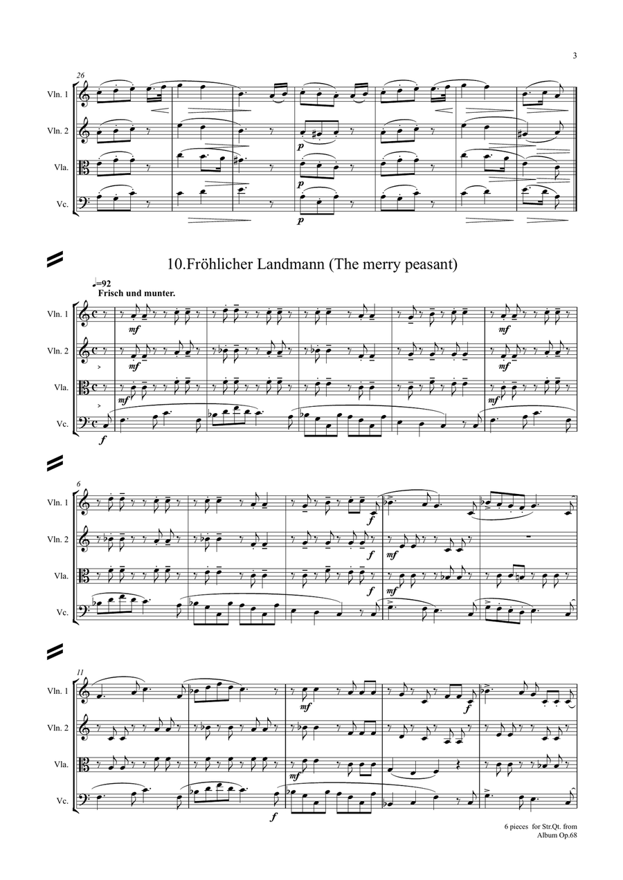 Schumann: Album für die Jugend (Album for the Young) Op.68 