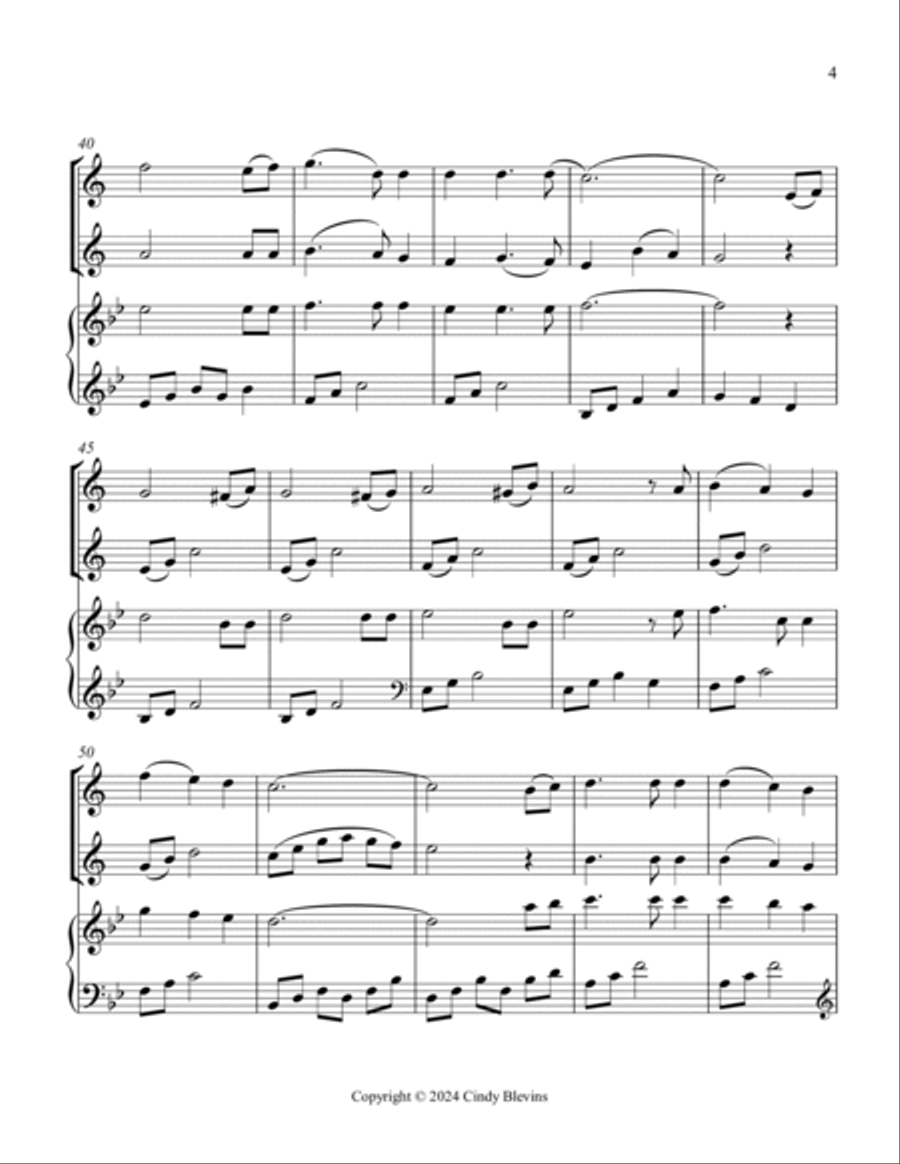 The Old Rugged Cross, for Clarinet, Bass Clarinet and Harp image number null