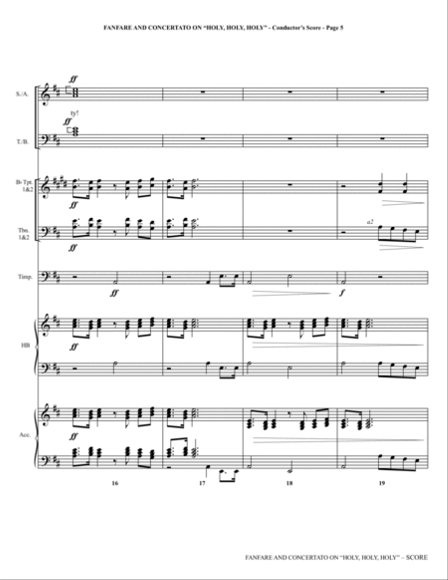 Fanfare and Concertato on 
