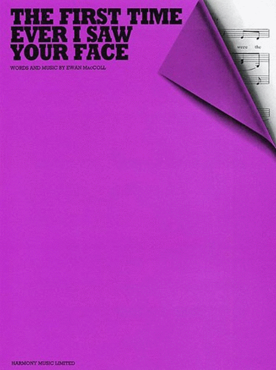 The First Time Ever I Saw Your Face (Piano / Vocal / Guitar) S/S