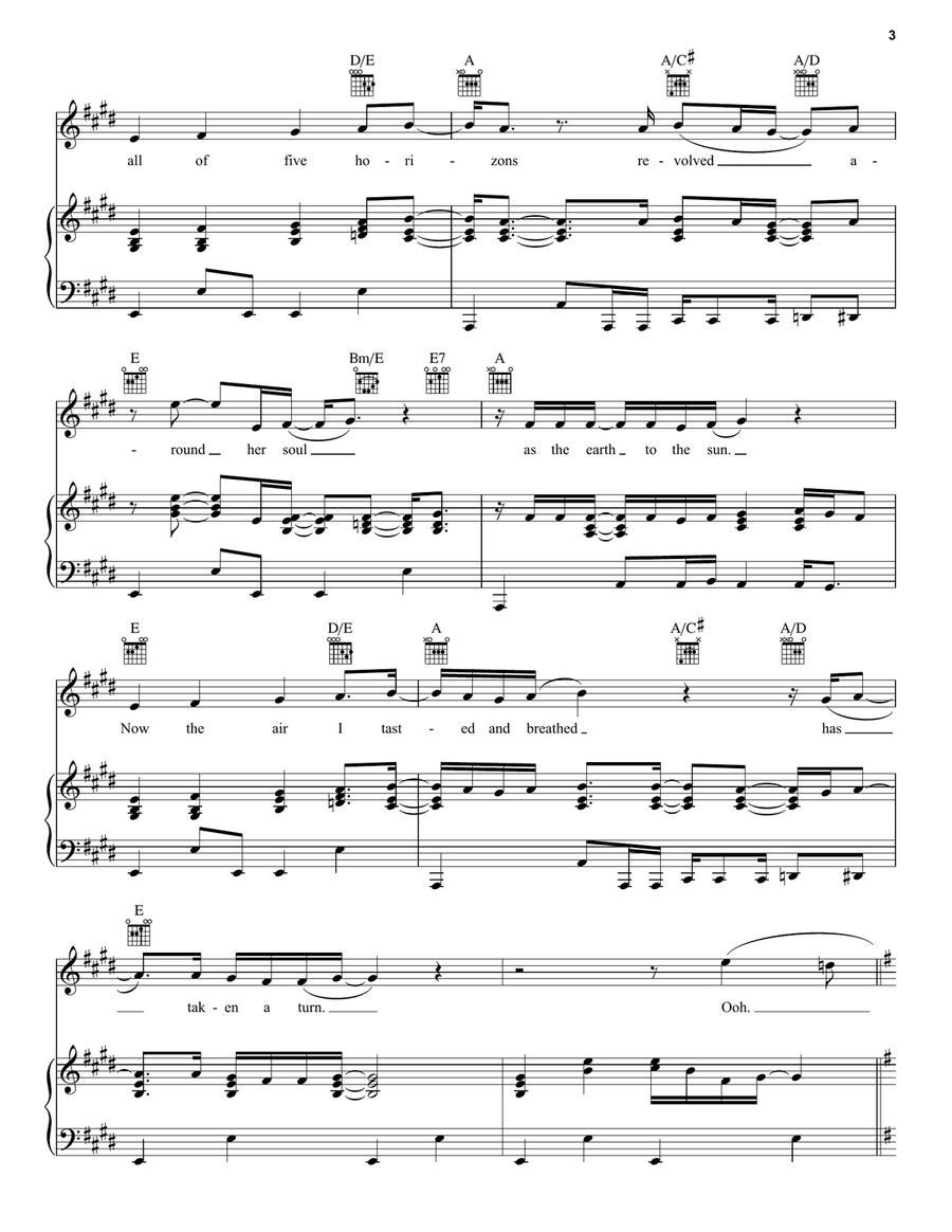 Black Black Acoustic Guitar scores gallery preview page 3