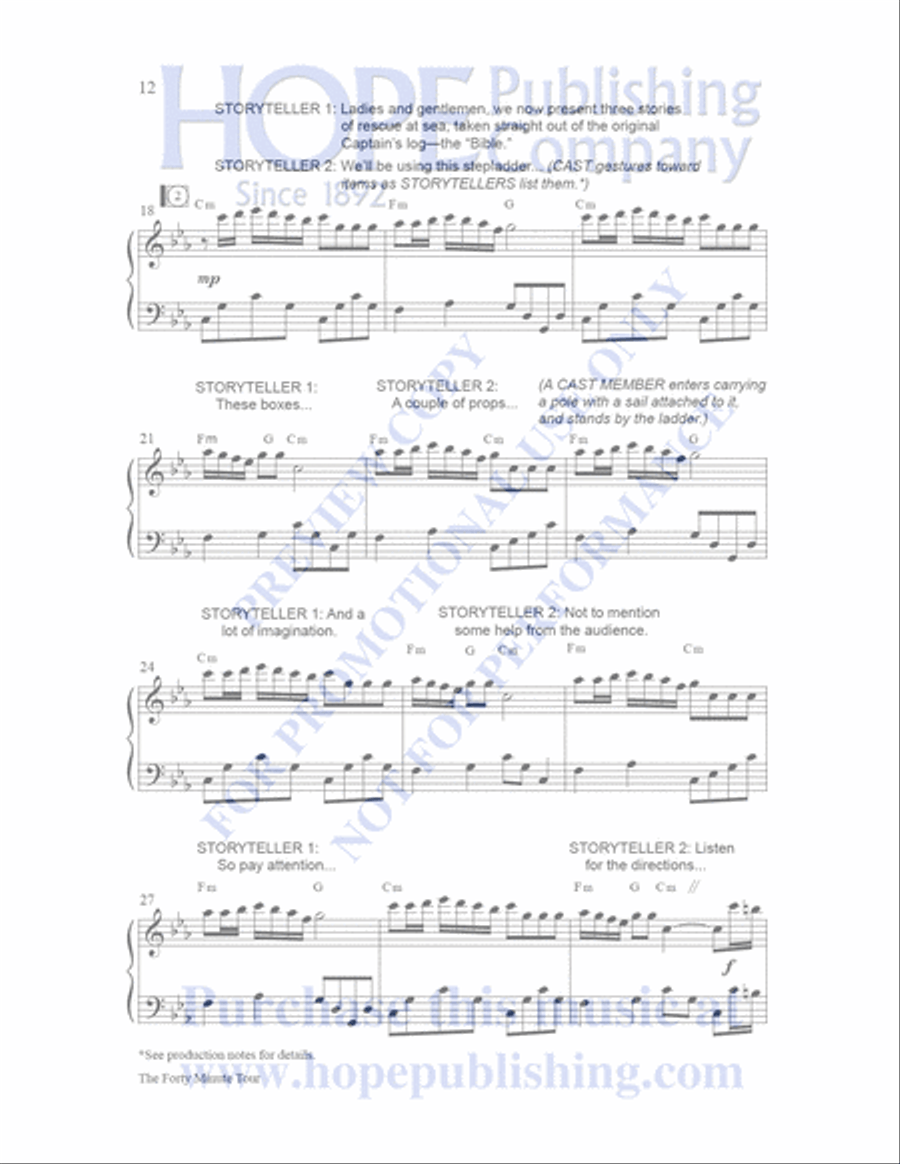 Sailor's Bible Children's Choir scores gallery preview page 13
