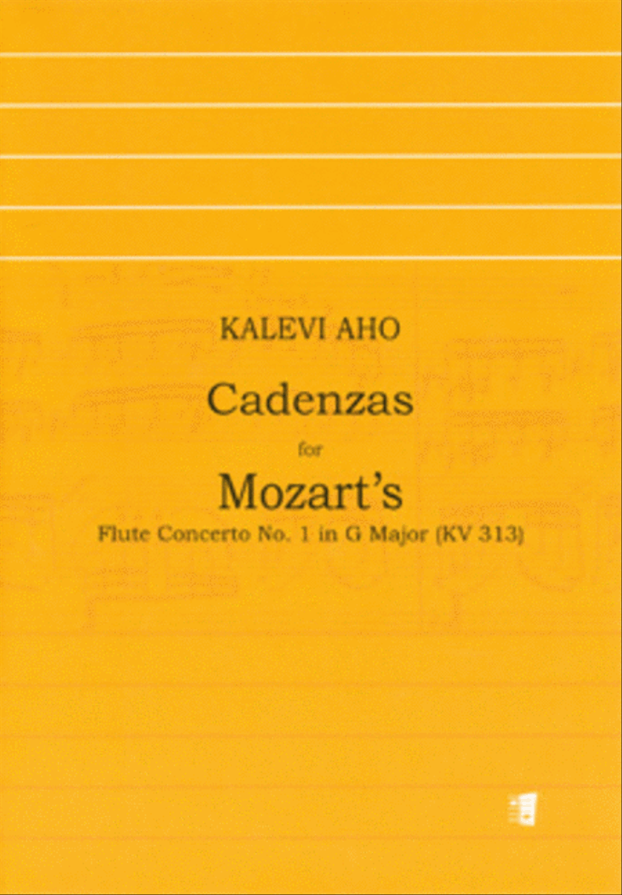Cadenza for Flute Concerto No. 1 In G Major By Mozart Orchestra scores gallery preview page 1