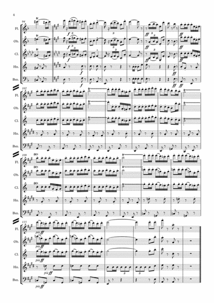 Bizet: Finale: Les Toréadors (Carmen Suite No. 1) - wind quintet image number null