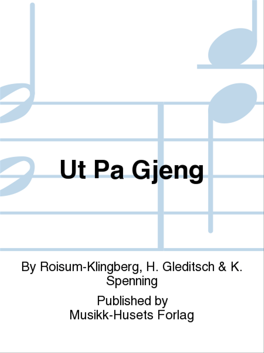 Ut Pa Gjeng Ut Pa Gjeng Men's Choir scores gallery preview page 1