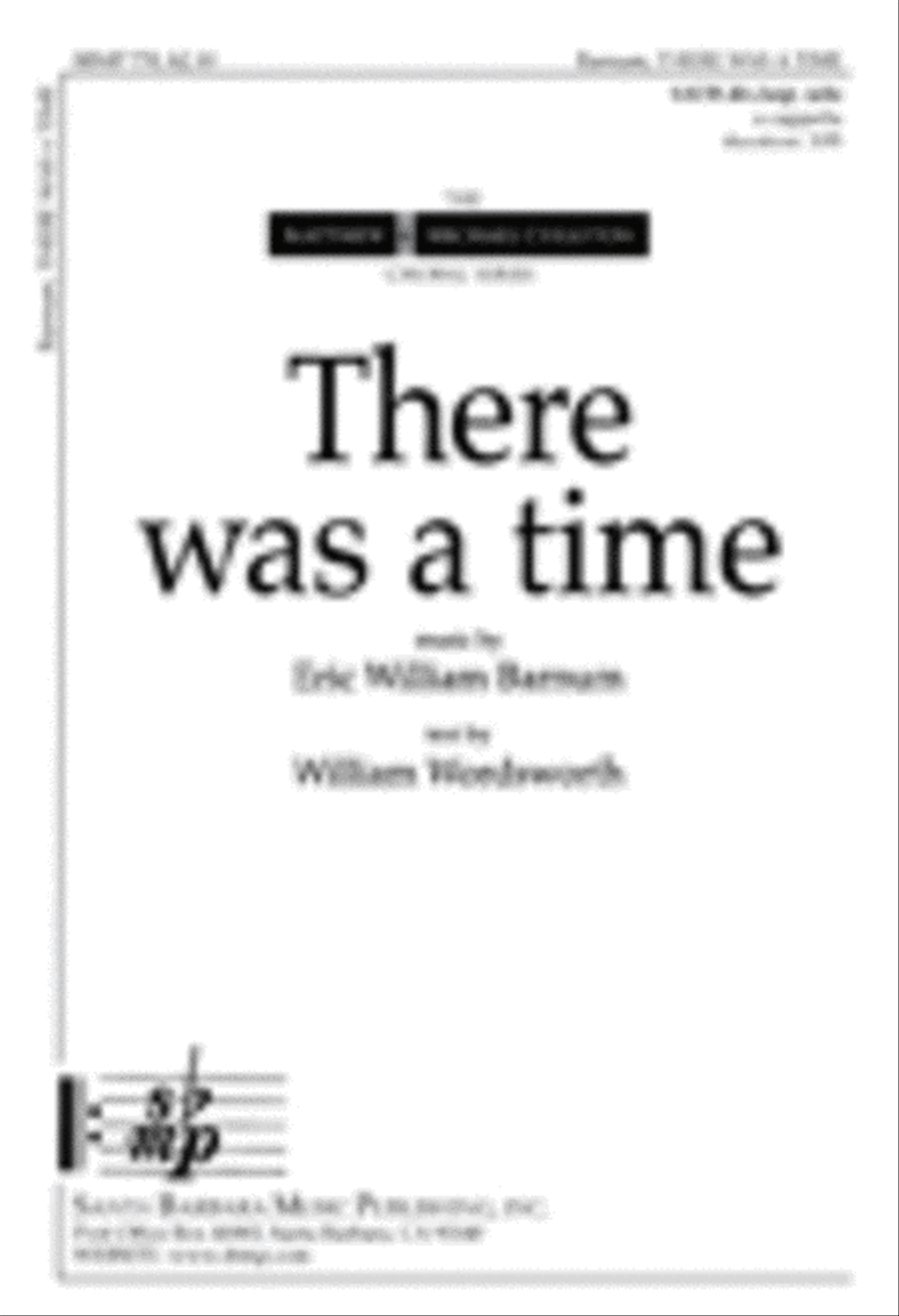 There was a time - SATB divisi Octavo Divisi scores gallery preview page 1