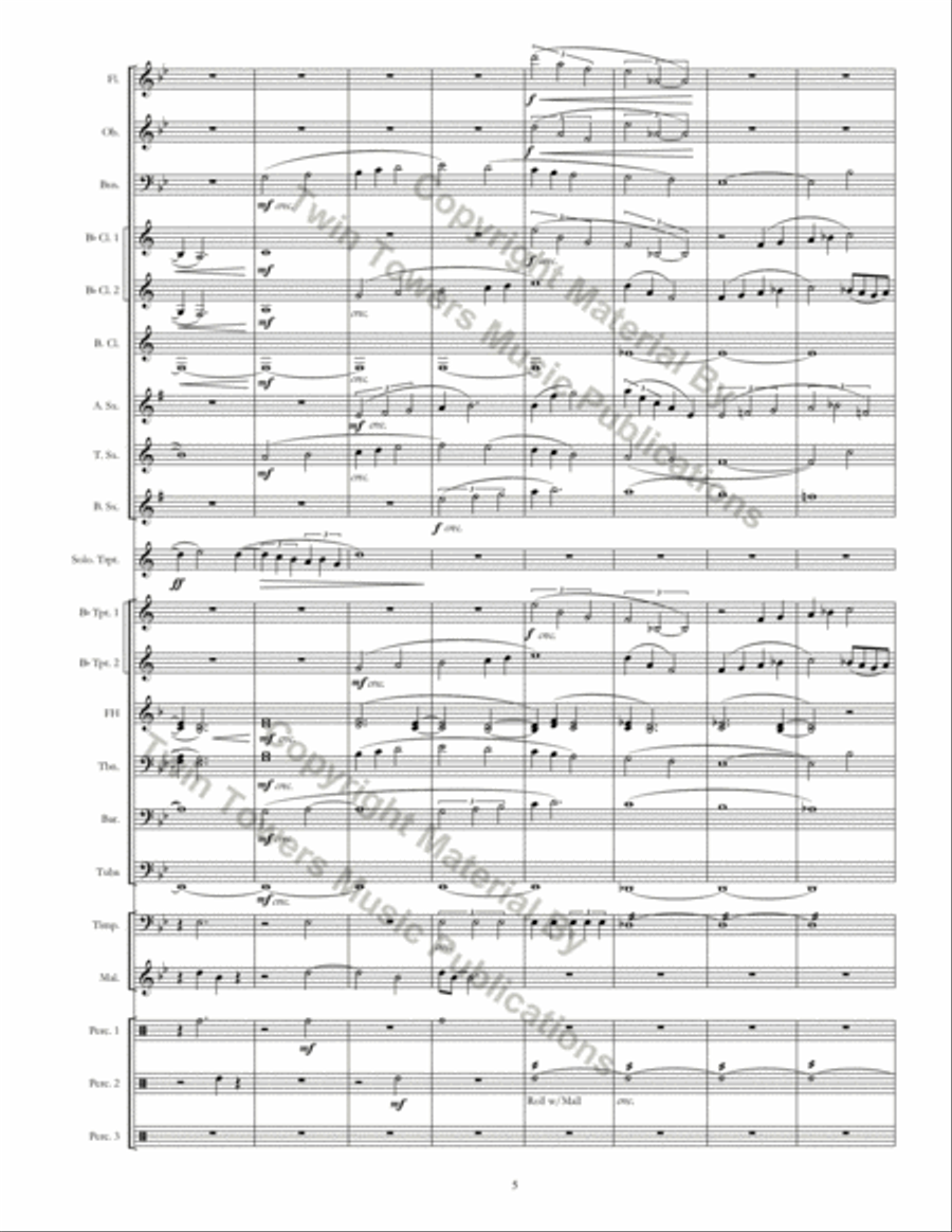 Sinfonia Concert Band scores gallery preview page 6