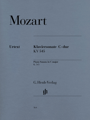 Book cover for Mozart - Sonata C Major K 545