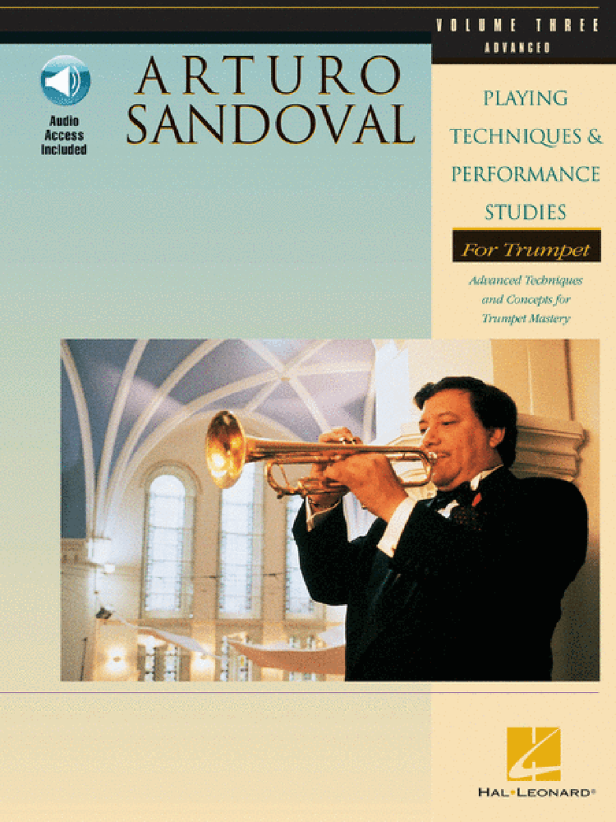 Arturo Sandoval – Playing Techniques & Performance Studies for Trumpet – Volume 3 (Advanced) Trumpet scores gallery preview page 1