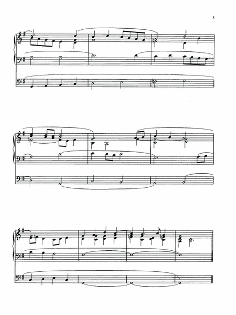Variations on Sine Nomine Organ scores gallery preview page 5