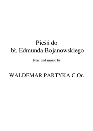 Book cover for Pieśń do bł. Edmunda Bojanowskiego