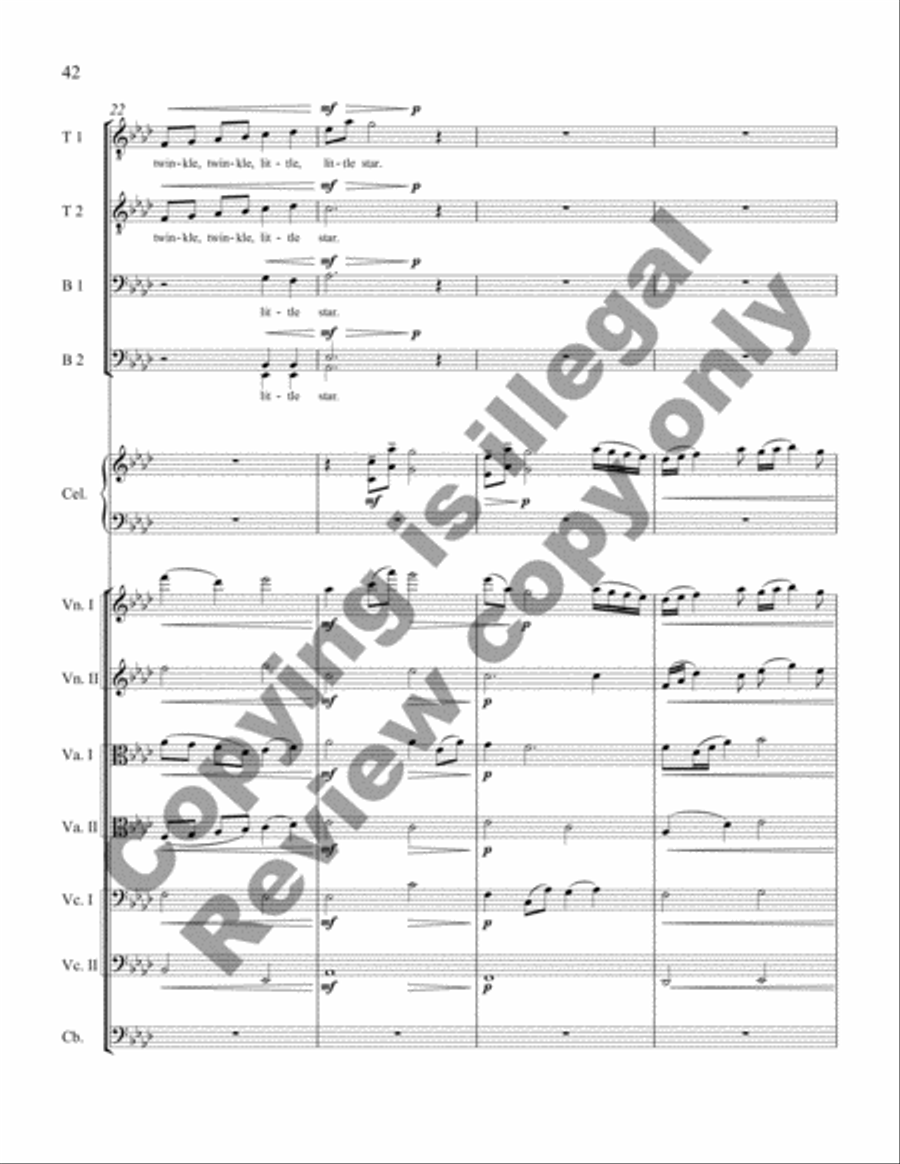 Stargazing (TTBB Full Score) TTBB scores gallery preview page 27