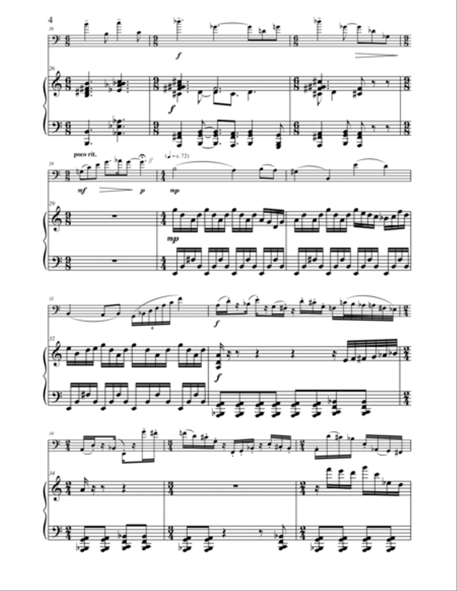 Eine Kleine Baritonsaxophonmusik (for Baritone Saxophone and Piano) image number null