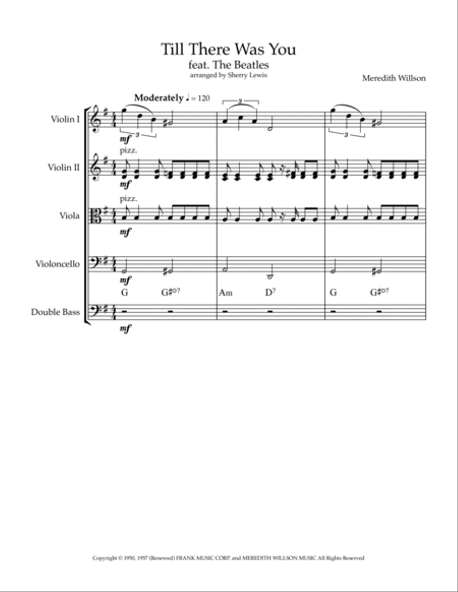 Till There Was You String Quintet scores gallery preview page 4