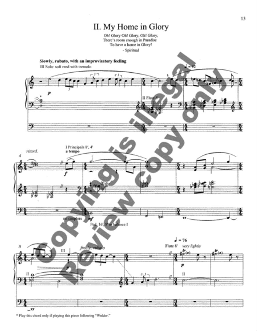 Aspects of Glory Aspects of Glory Organ scores gallery preview page 11