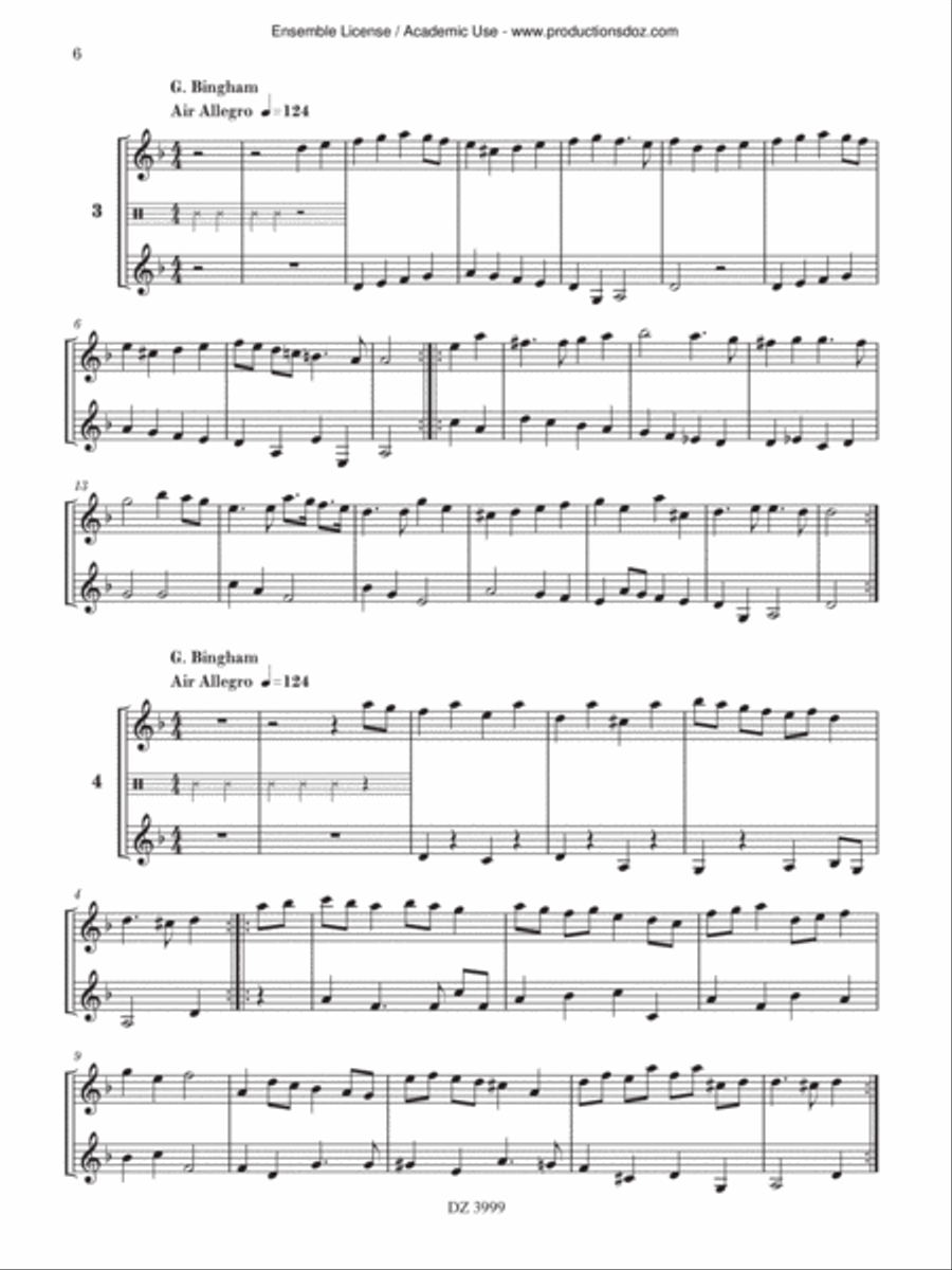 100 pièces baroque Classical Guitar scores gallery preview page 6
