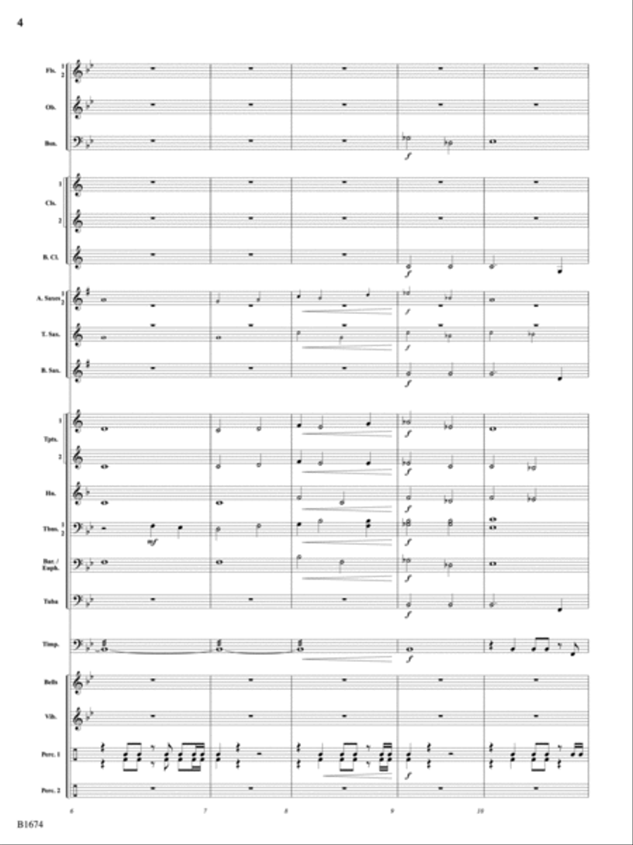 Synthesis: Score Concert Band scores gallery preview page 4
