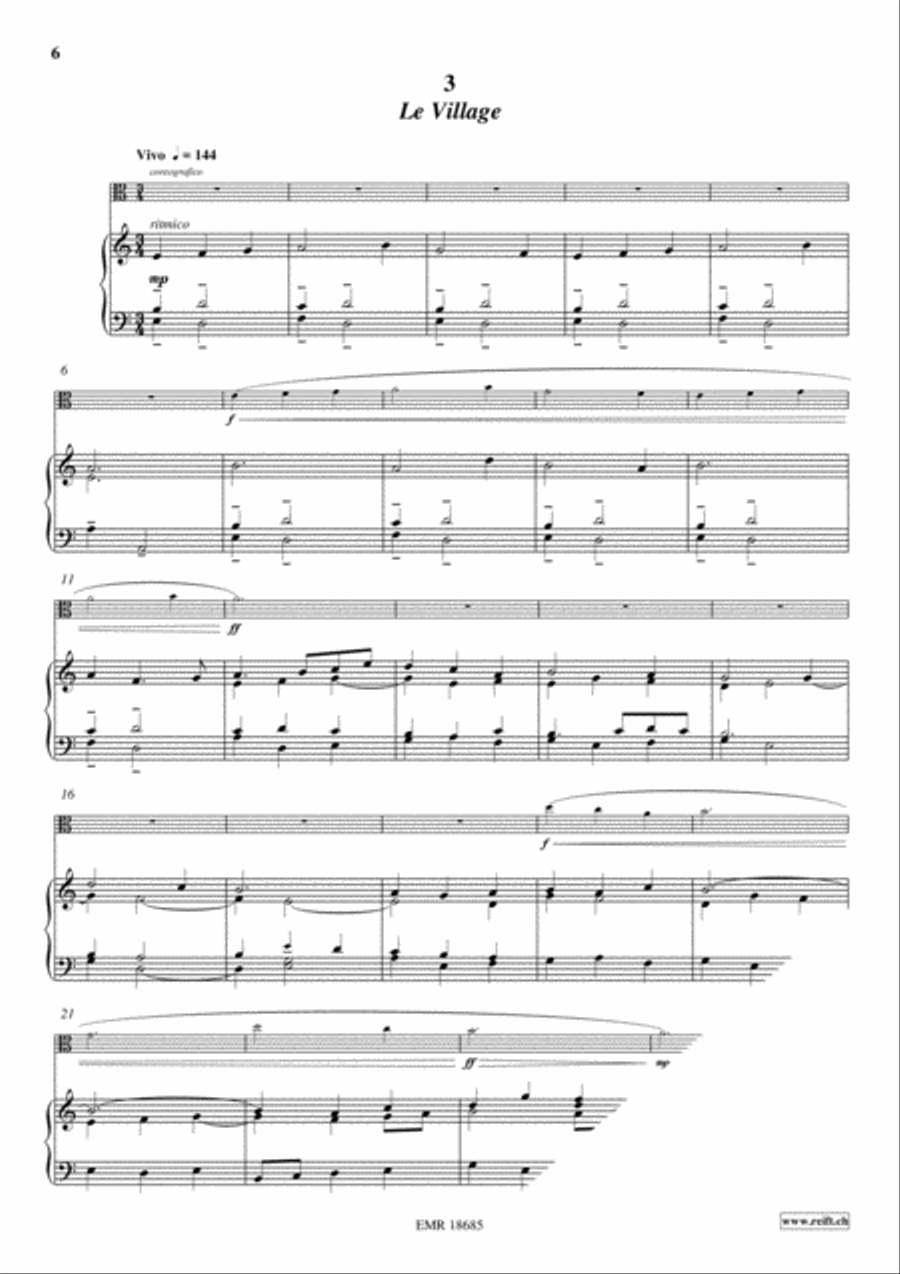 Au Fil Du Temps Viola scores gallery preview page 6