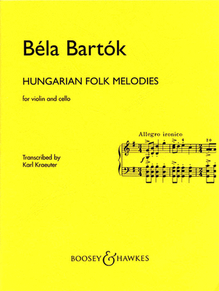 Book cover for Hungarian Folk Melodies
