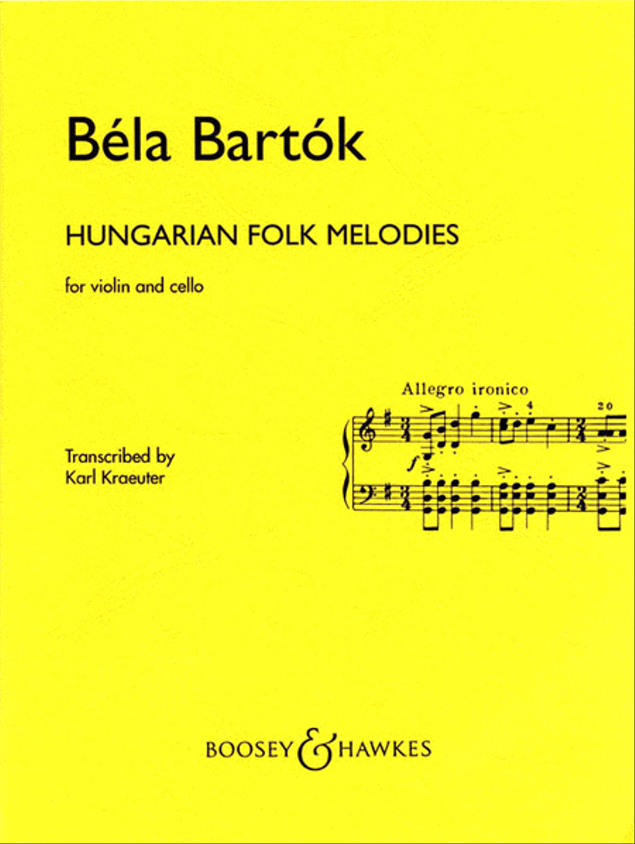Hungarian Folk Melodies Hungarian Folk Melodies String Duet scores gallery preview page 1