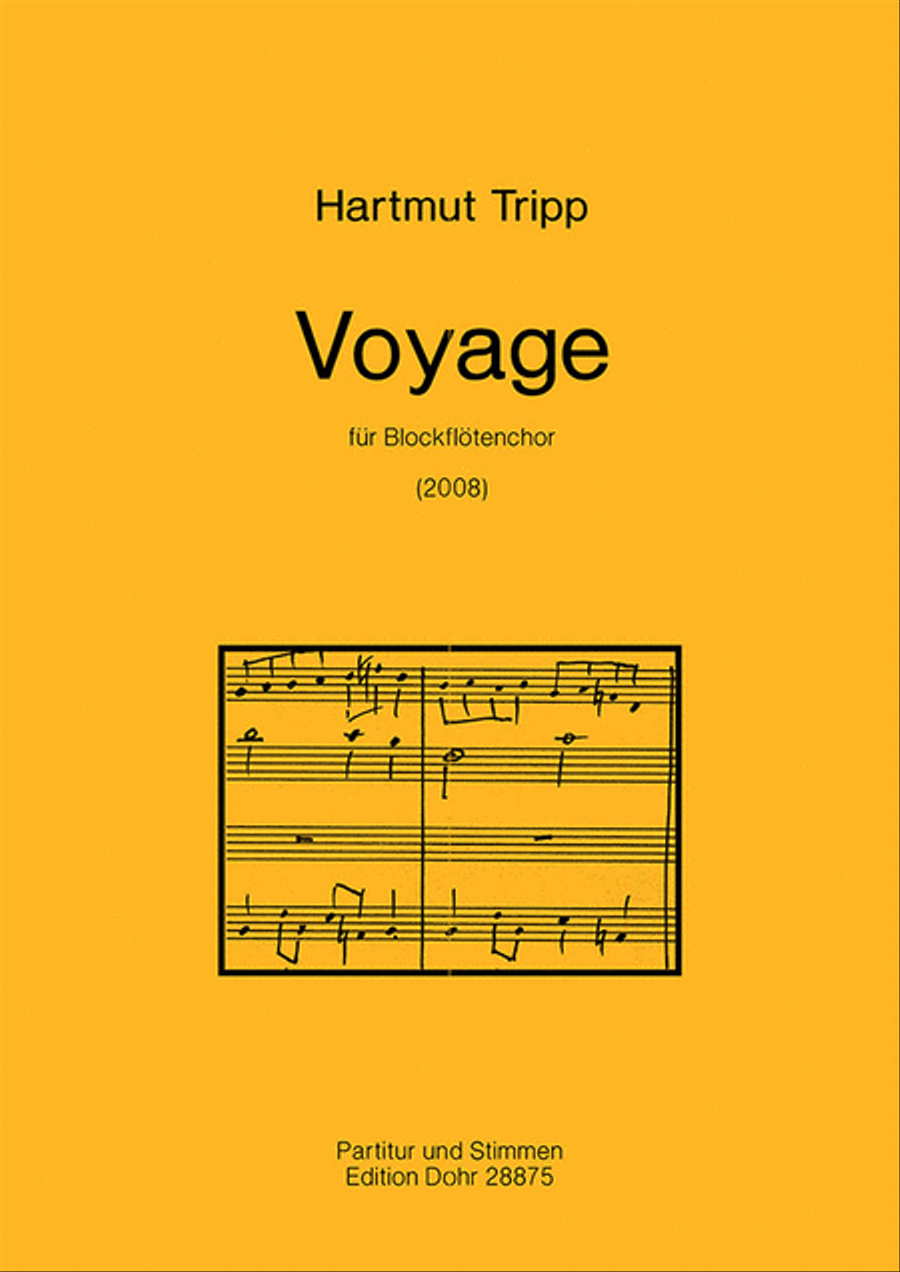 Voyage für Blockflötenchor (2008) Score scores gallery preview page 1