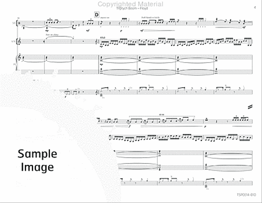 Triptych Boom Percussion Ensemble scores gallery preview page 8