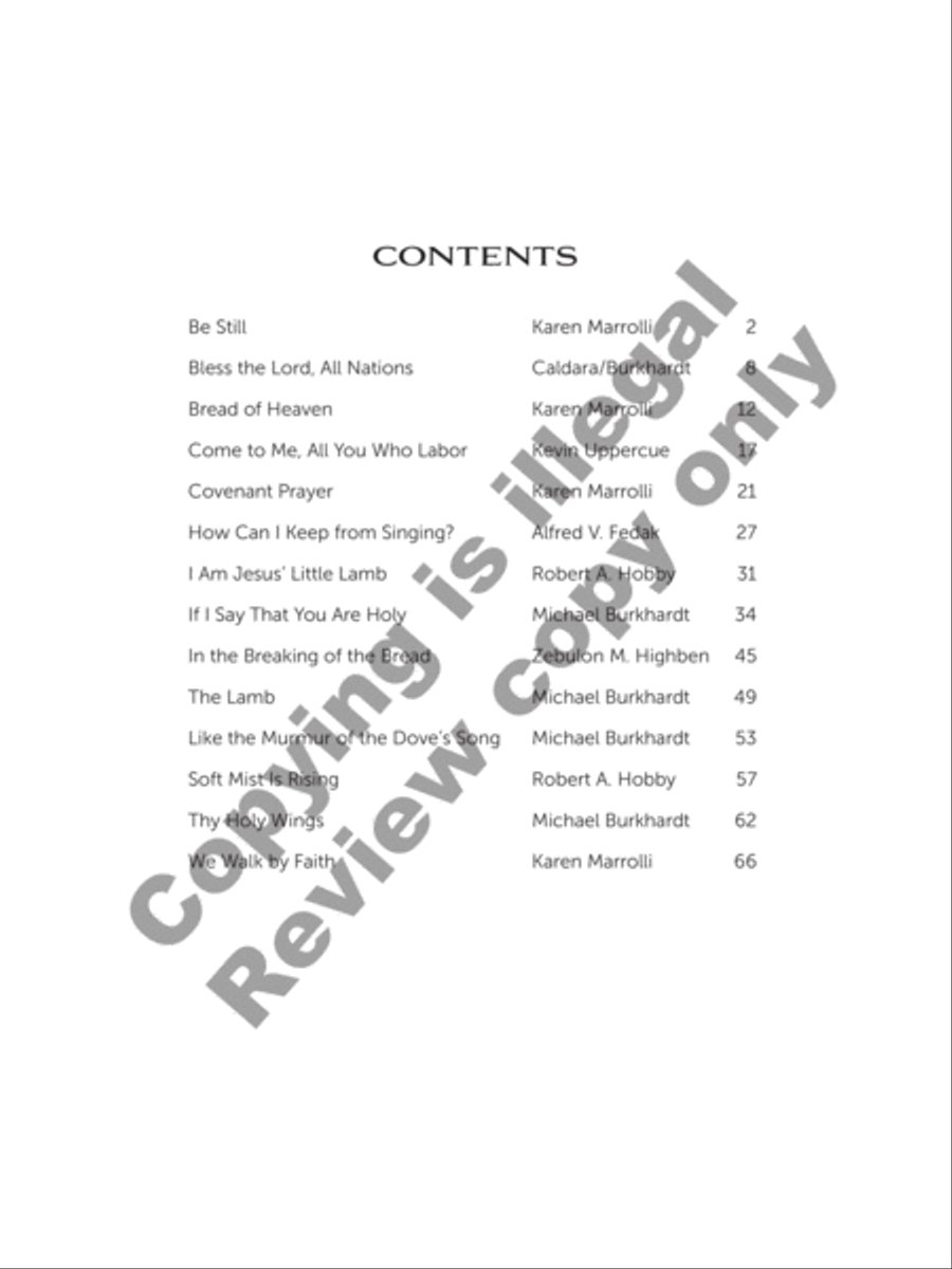 Sing Praise Voice Solo scores gallery preview page 2