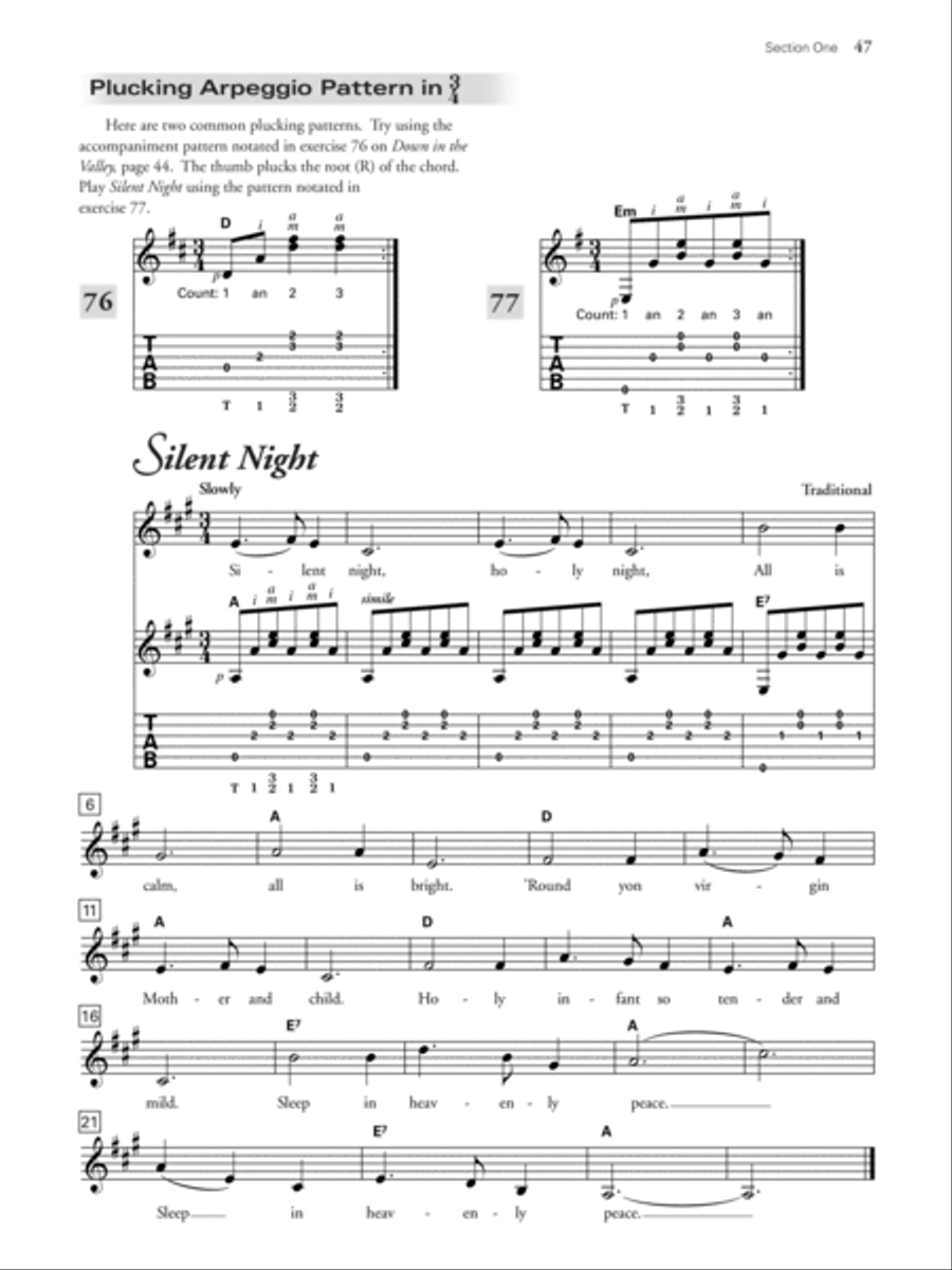 Jerry Snyder's Guitar School, Method Book, Book 1 Easy Guitar scores gallery preview page 3