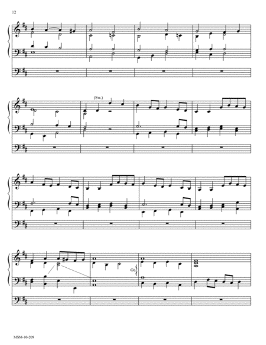 Three Epiphany Preludes, Set 2 Organ scores gallery preview page 6