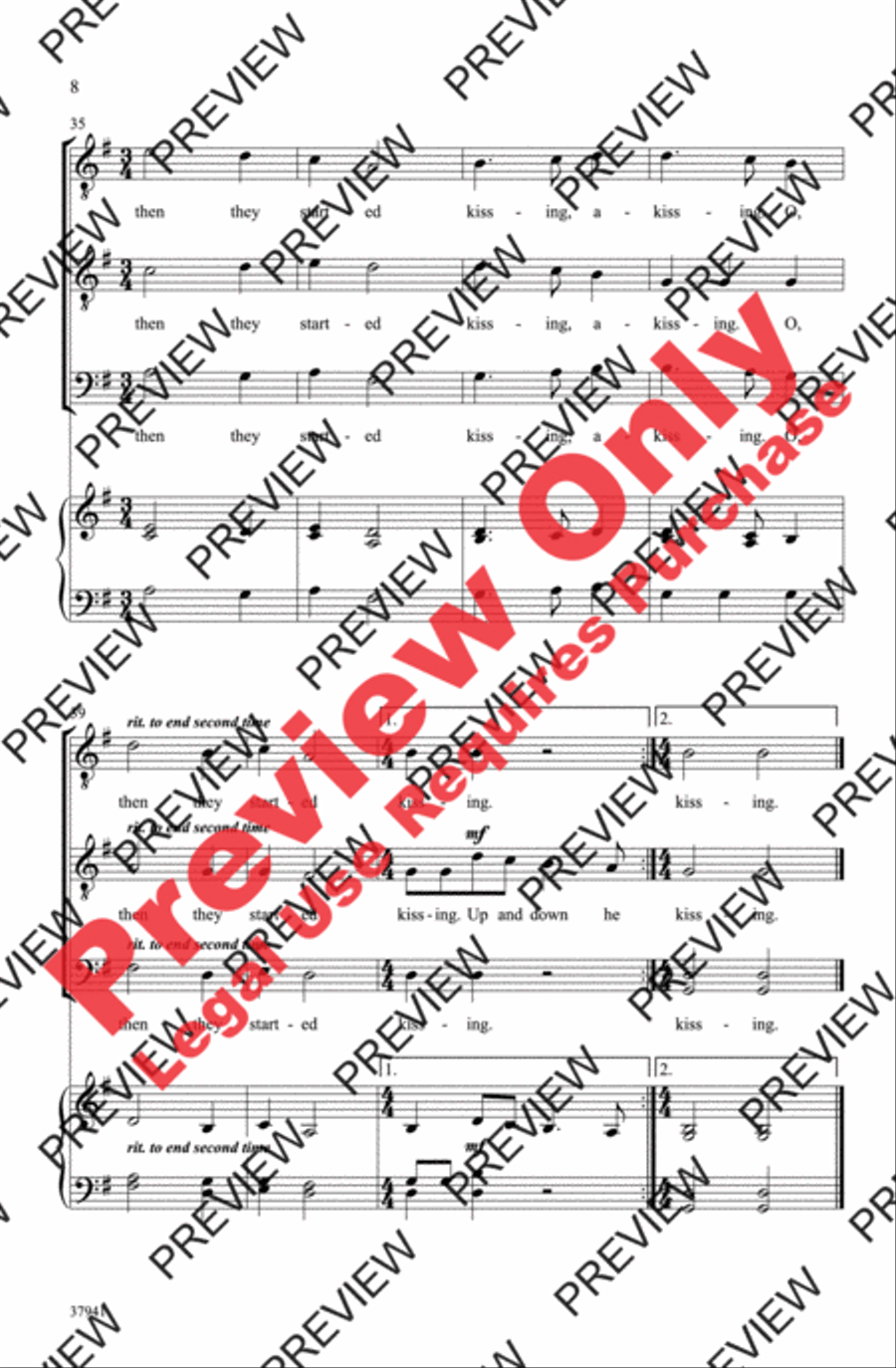 Fair Phyllis Fair Phyllis Men's Choir scores gallery preview page 8
