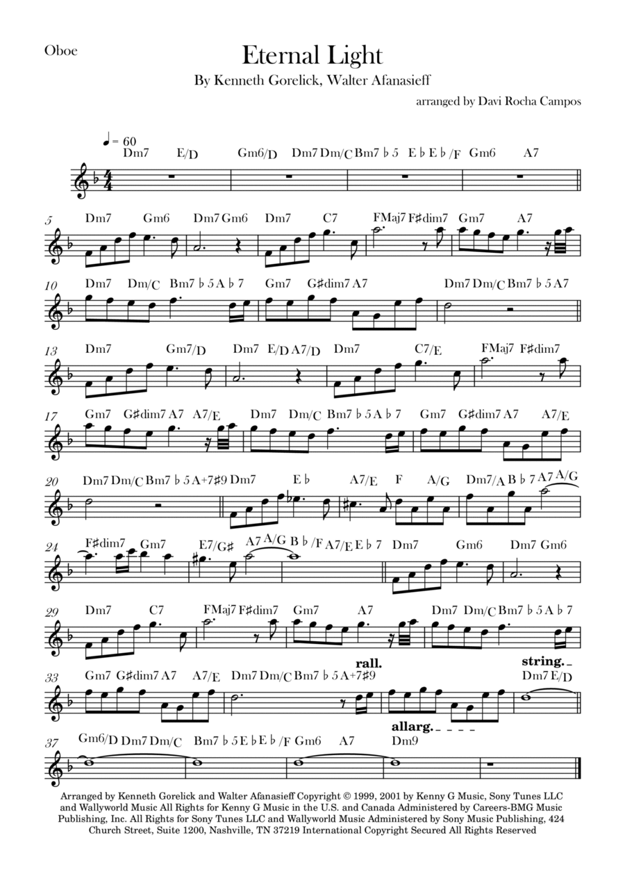 Eternal Light Chamber Music scores gallery preview page 1