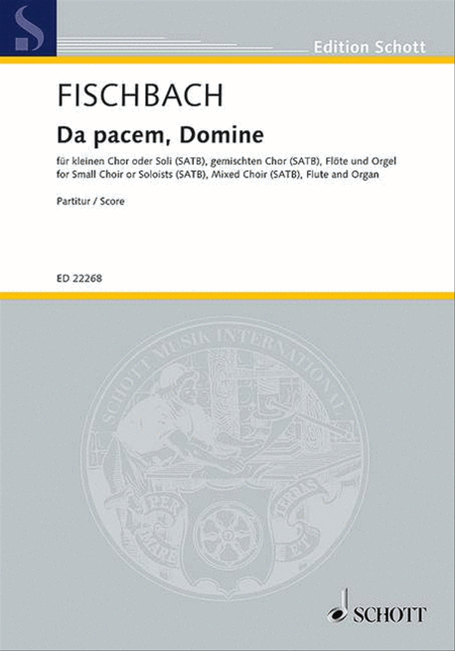 Da pacem, Domine 4-Part scores gallery preview page 1