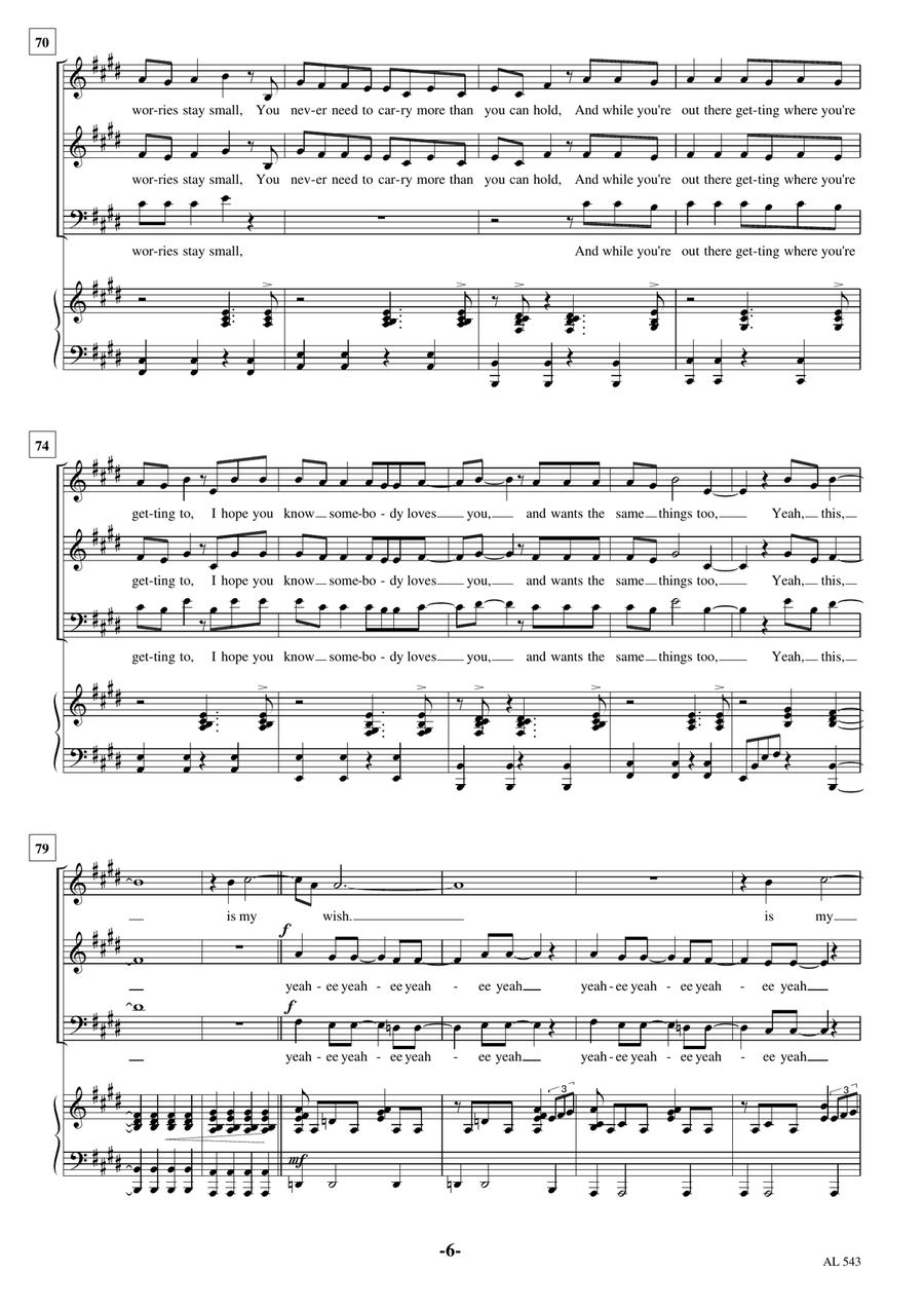 My Wish 3-Part scores gallery preview page 6