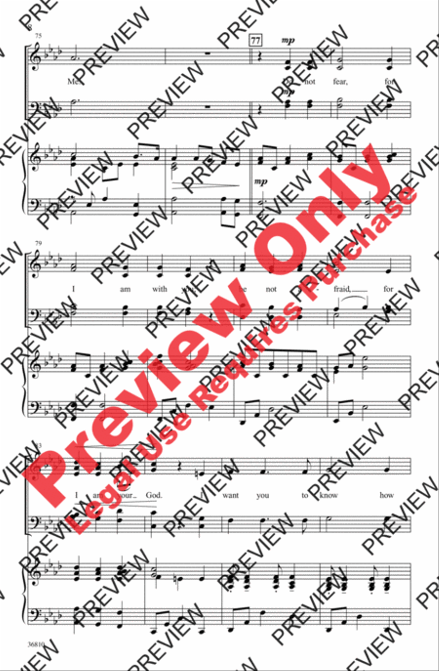 Come to Me 4-Part scores gallery preview page 8