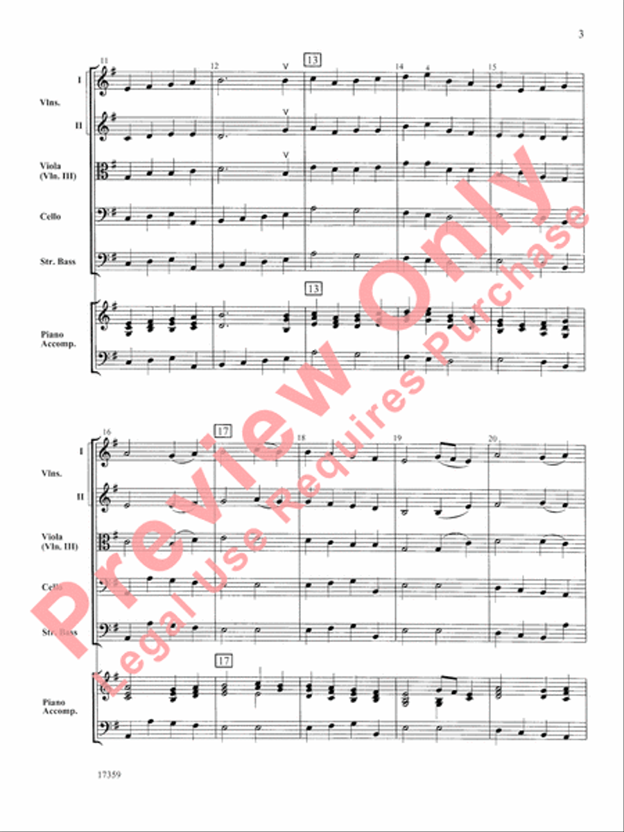 A Christmas Suite String Orchestra scores gallery preview page 4