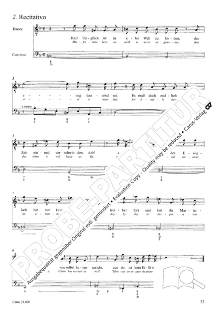 Eternity, thou thundrous word (O Ewigkeit, du Donnerwort) ATB scores gallery preview page 34