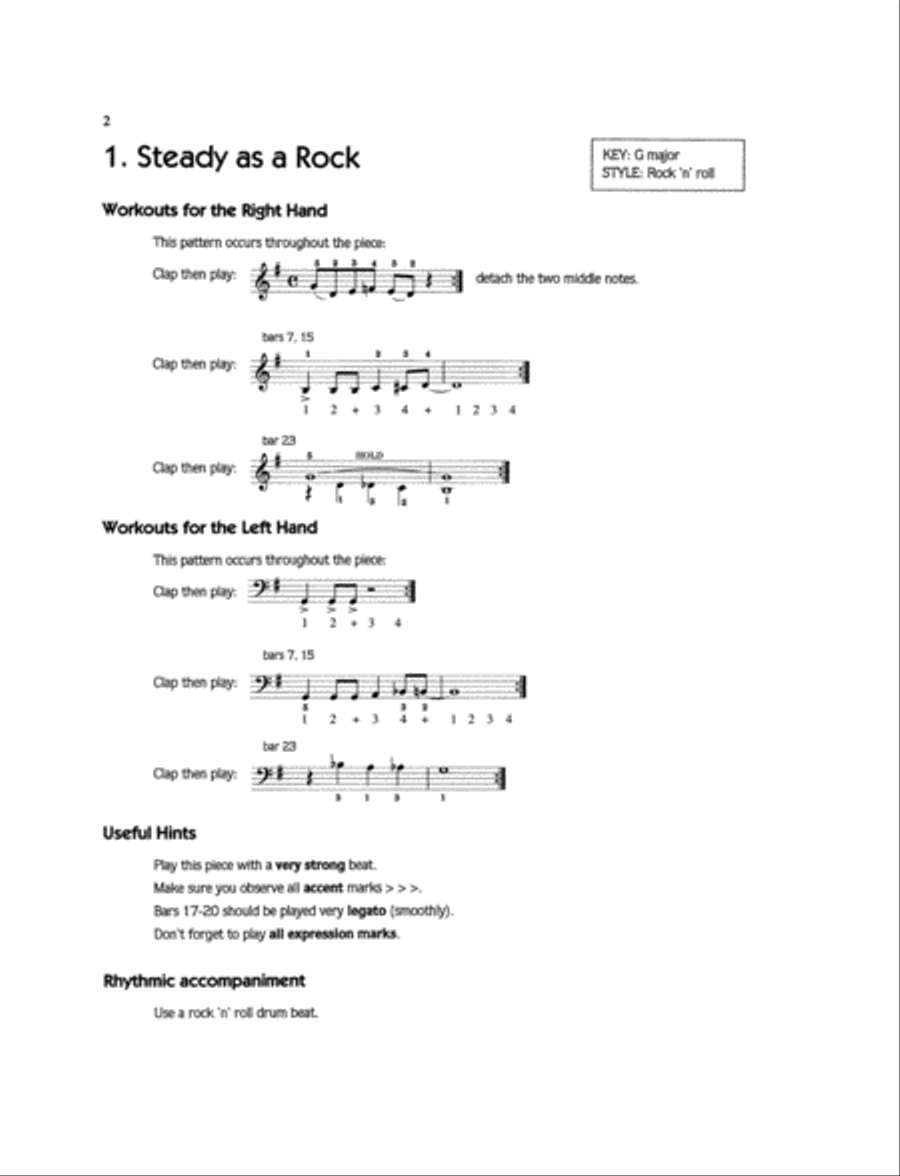 Easy Jazzin' About for Piano / Keyboard Easy Piano scores gallery preview page 2