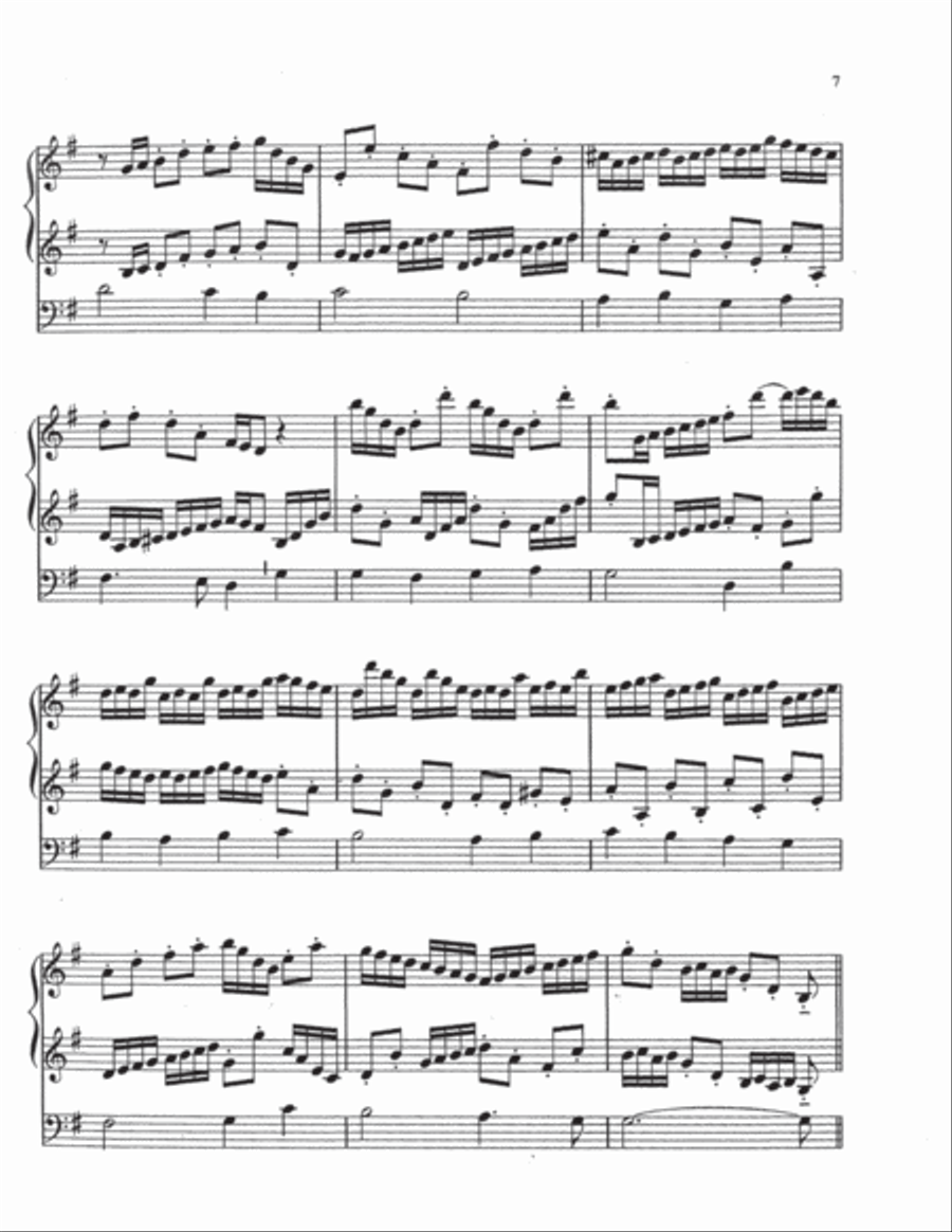 Partita on Adeste Fideles Organ scores gallery preview page 7