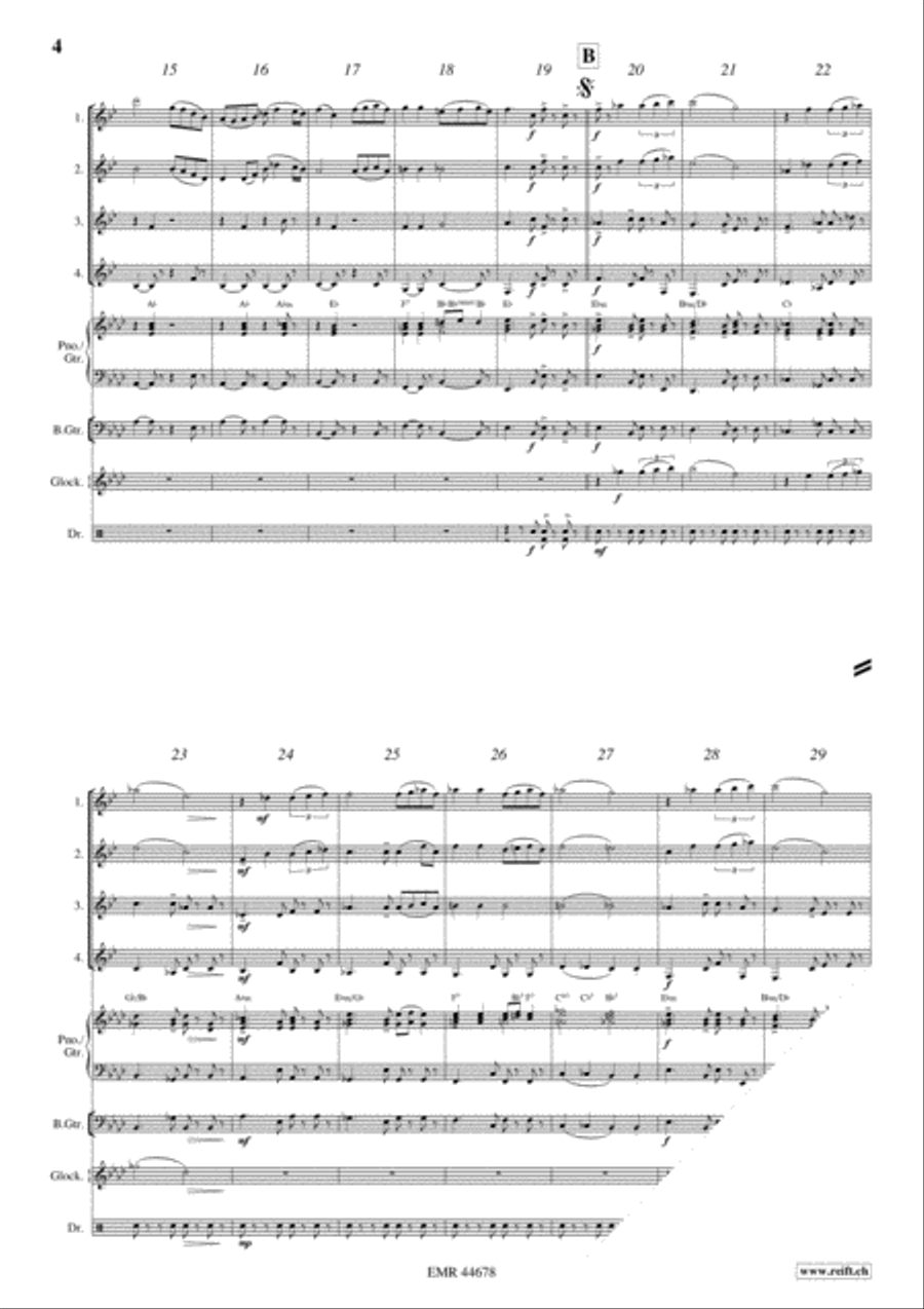 Por Una Cabeza Clarinet scores gallery preview page 4