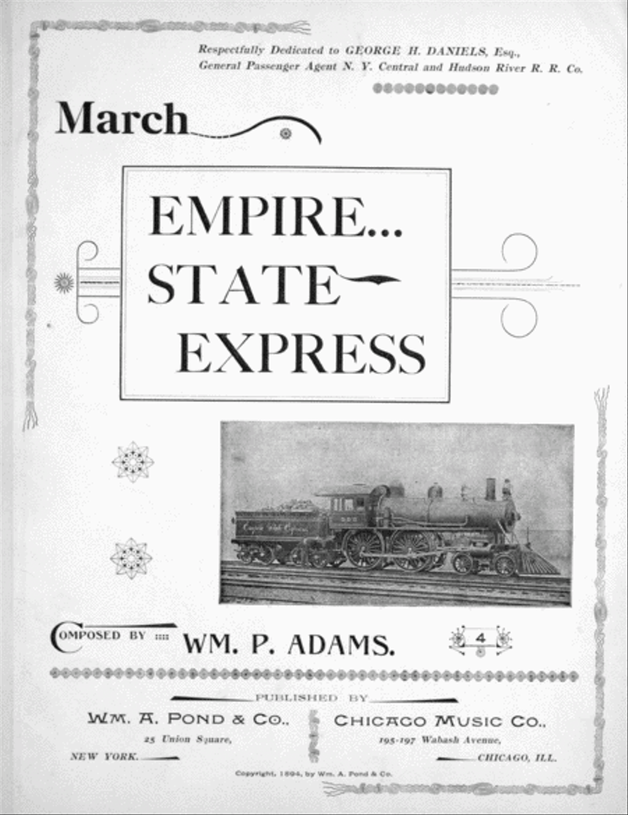 March. Empire State Express Piano Solo scores gallery preview page 1