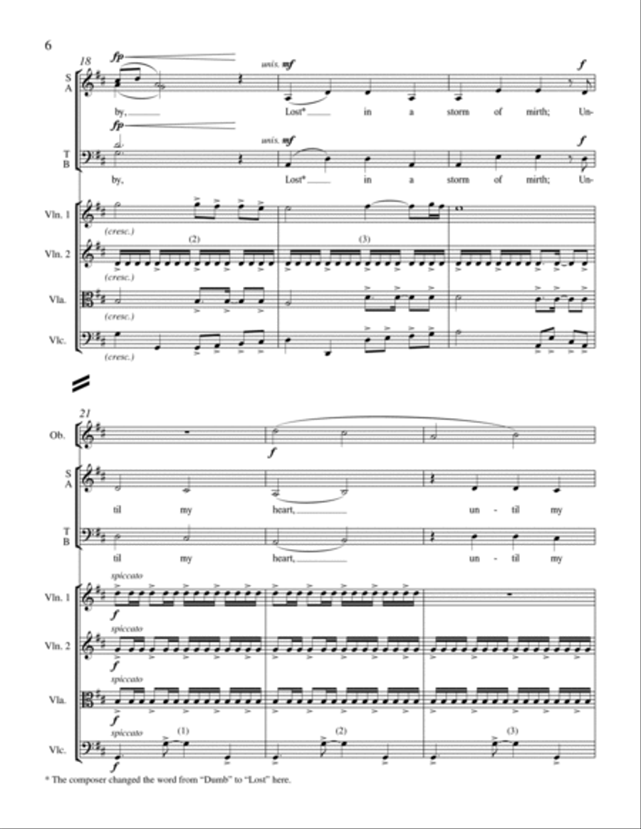 Let Me Love from For a Breath of Ecstasy Choir scores gallery preview page 4
