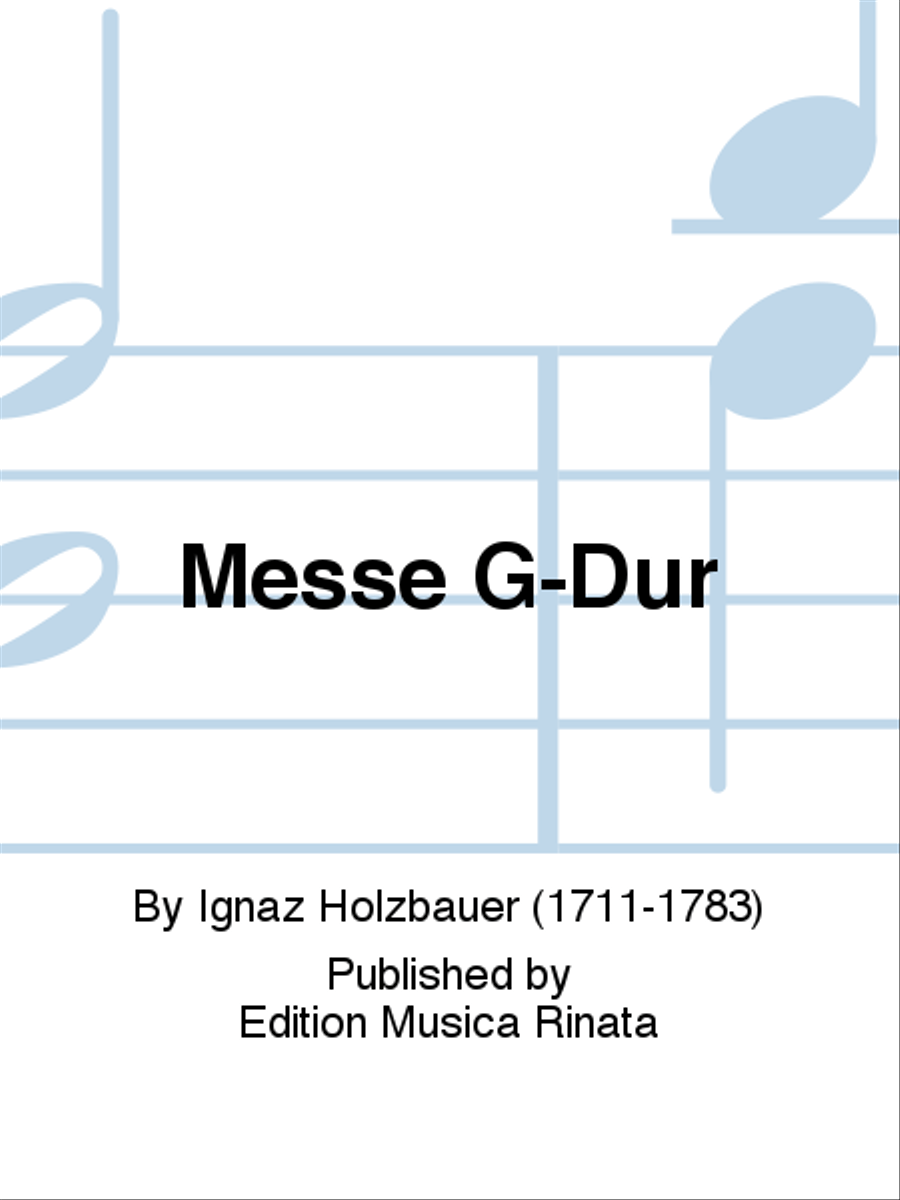Messe G-Dur Messe G-Dur 4-Part scores gallery preview page 1