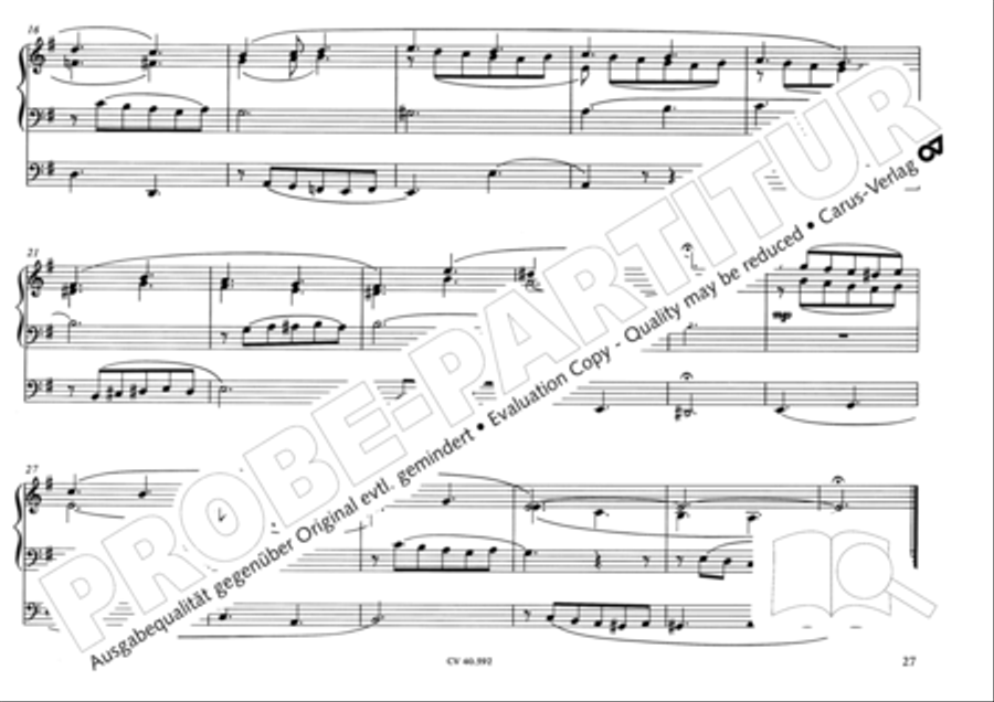 Free Organ Music from the Romantic Period, Vol. II (Freie Orgelmusik der Romantik, Band II) Organ scores gallery preview page 28