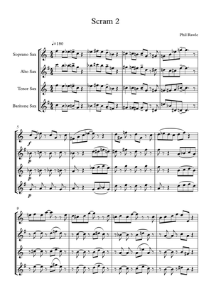 Scram 2 - Saxophone Quartet