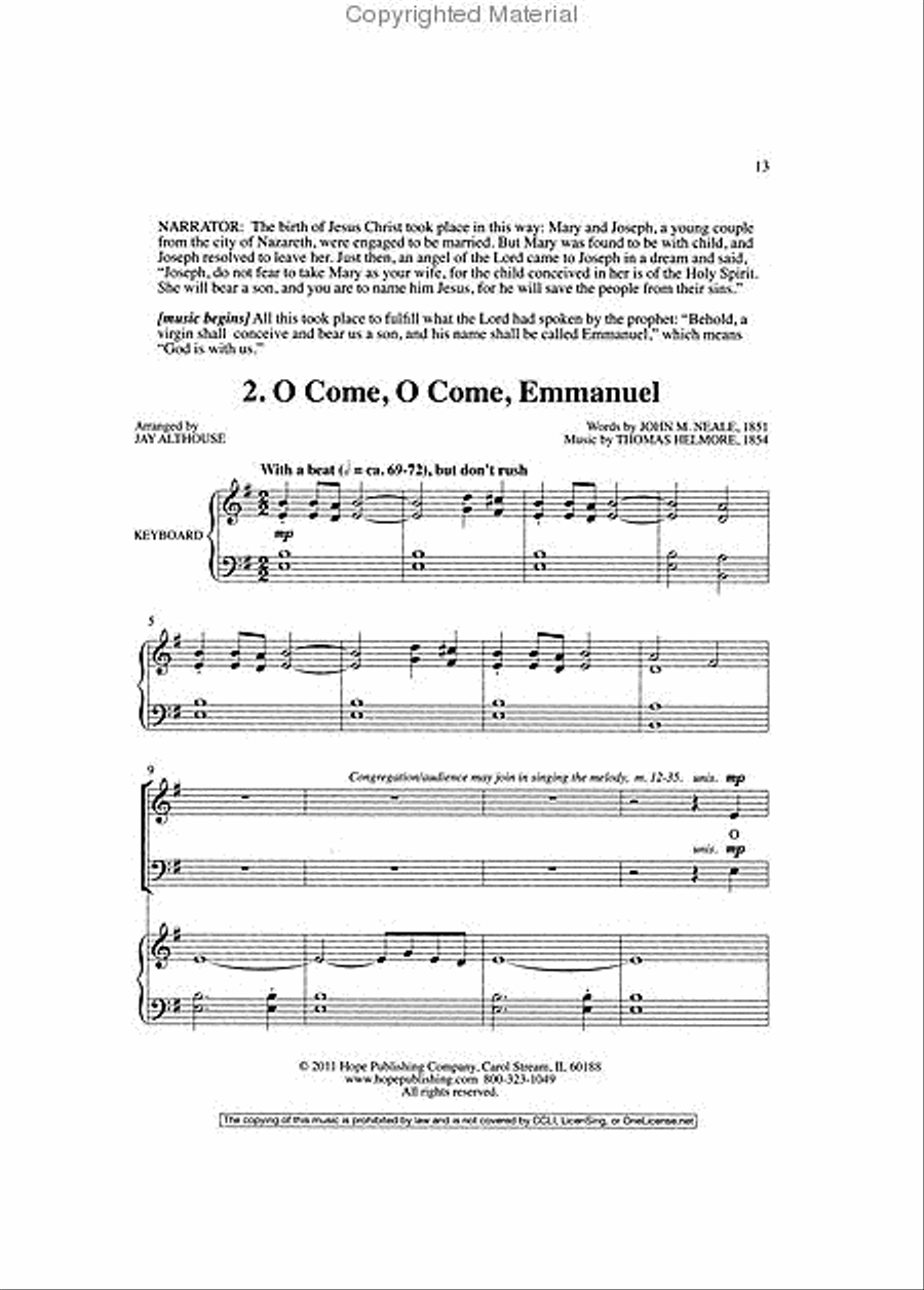 Joy to the World: A Celebration of Carols Choir scores gallery preview page 3