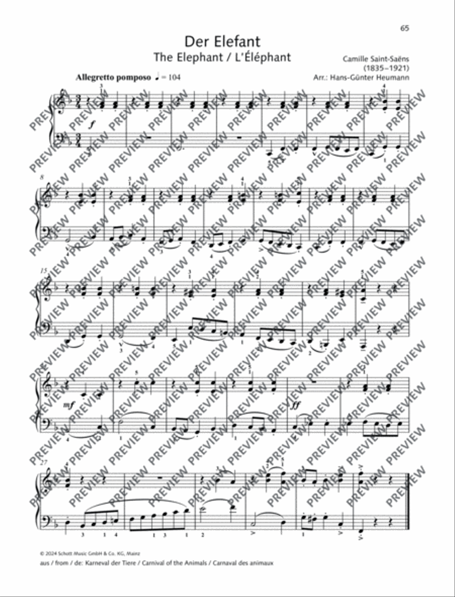 The Elephant Piano Solo scores gallery preview page 2