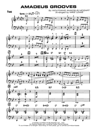 Amadeus Grooves: Piano Accompaniment