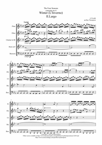 Vivaldi: The Four Seasons (Le quattro stagioni) Concerto No. 4 in F minor, Op. 8, RV 297, "L'inverno image number null